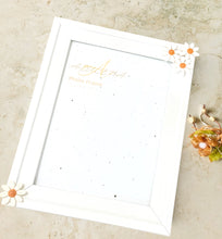 Load image into Gallery viewer, Mirna | Cute White Daisy Photo Frame
