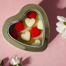 Load image into Gallery viewer, Little Hearts Candle | Mini Shaped Hearts Aromatic Candle | Valentine's Day Scented Candle | Soy Wax