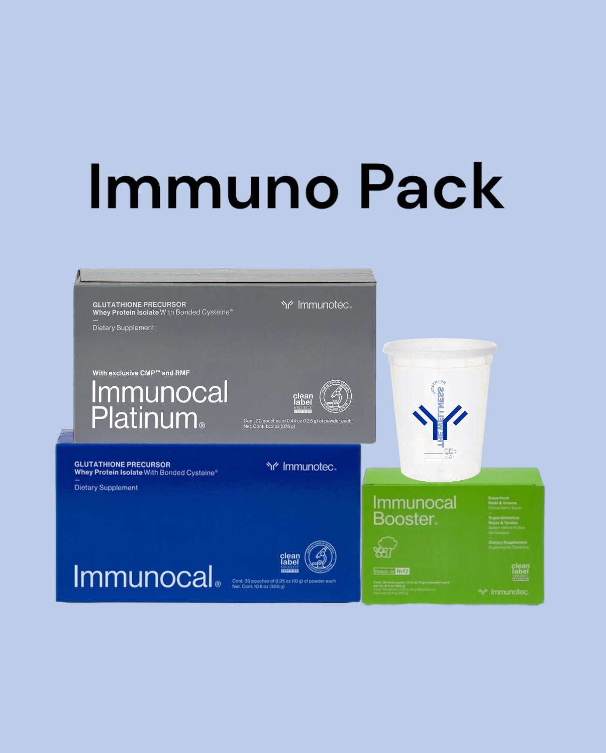 Immuno Pack - 3 in 1 Immunocal AZUCENA Immuno Pack - 3 in 1 Immunocal AZUCENA
