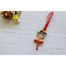 Cargar imagen en el visor de la galería, Frida Kahlo Handmade Bead Braided Bracelet - OkayMujer Boutique