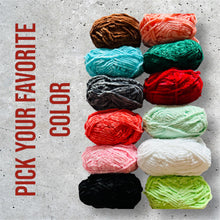 Load image into Gallery viewer, Chenille Yarn | Premier Chenille Yarn | Yarn Ball | Crochet Knit | Soft Velvety | Chunky Bulky | Just Chenille | Cheap Yarn | Scarf Yarn