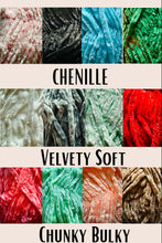 Load image into Gallery viewer, Holiday Chenille Yarn | Premier Chenille | Yarn Ball | Crochet Knit | Soft Velvety | Chunky Bulky | Just Chenille | Cheap Yarn | New Colors