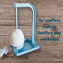 Load image into Gallery viewer, Magnetic Yarn Holder, Portable Yarn Spinner, Spindle Tool, Knitting Holder, Sewing Accessory, Porta Spinning Yarn Holder, Yarn Ball Holder