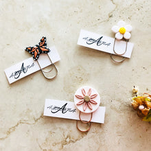 Load image into Gallery viewer, Handmace designed paper clips for office, school, work, planner, organization