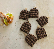 Load image into Gallery viewer, Unique braid earrings for her