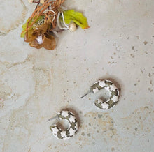 Load image into Gallery viewer, Handcrafted polymer clay earrings for women