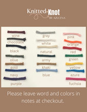 Load image into Gallery viewer, Home Decor | Knitted Hanging Names, Words, Shapes