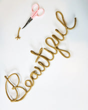 Load image into Gallery viewer, Home Decor | Knitted Inspirational Wirewords