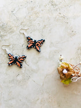 Load image into Gallery viewer, handmade butterfly earrings