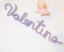 Load image into Gallery viewer, Home Decor | Knitted Wire Names