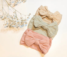 Load image into Gallery viewer, Bows and Bows | Natural Girls Headband