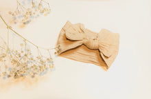 Load image into Gallery viewer, Bows and Bows | Natural Girls Headband