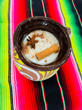Load image into Gallery viewer, Handcradted Mexican Horchata Candle | The Original Mexican Artesania and Aroma | Espiga Jarrito Ponchero Candle | Scented Candle | Soy Wax