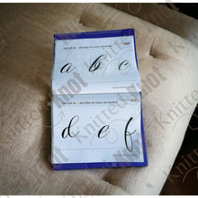 Load image into Gallery viewer, File Kit of Wire Alphabets and Numbers, Printed Ready Templates for Wire Art. Patterns Portfolio, File Hard Copy, Nice Calligraphy Notebook