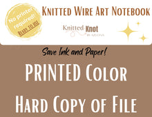 Load image into Gallery viewer, File Kit of Wire Alphabets and Numbers, Printed Ready Templates for Wire Art. Patterns Portfolio, File Hard Copy, Nice Calligraphy Notebook