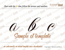 Load image into Gallery viewer, Digital Wire Art Course, Uppercase and Lowercase Alphabet Templates, Letters for Wire Words, Instant Digital PDF Download, Printable Files