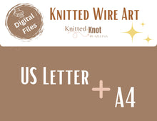 Load image into Gallery viewer, PDF Download Wire Art, Lowercase Font Templates, Alphabet Shapes for Decor, Nursery Gifts, Step by Step Digital Course, Wall Word Designs