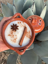 Load image into Gallery viewer, Horchata Aroma Candle | Handmade Mexican Flowers Sansera | Scented Candle | Soy Wax
