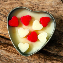 Load image into Gallery viewer, Little Hearts Candle |  Mini Shaped Hearts Aromatic Candle | Valentine's Day Scented Candle | Soy Wax
