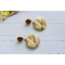 Load image into Gallery viewer, Geometric Circle Earrings - OkayMujer Boutique
