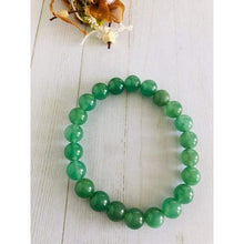 Load image into Gallery viewer, Natural Stones Set of 3 Crystal Green Stretchable Bracelet 
