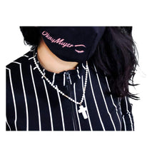 Cargar imagen en el visor de la galería, Precious White Beaded Cross Pendant Necklace - Necklaces
