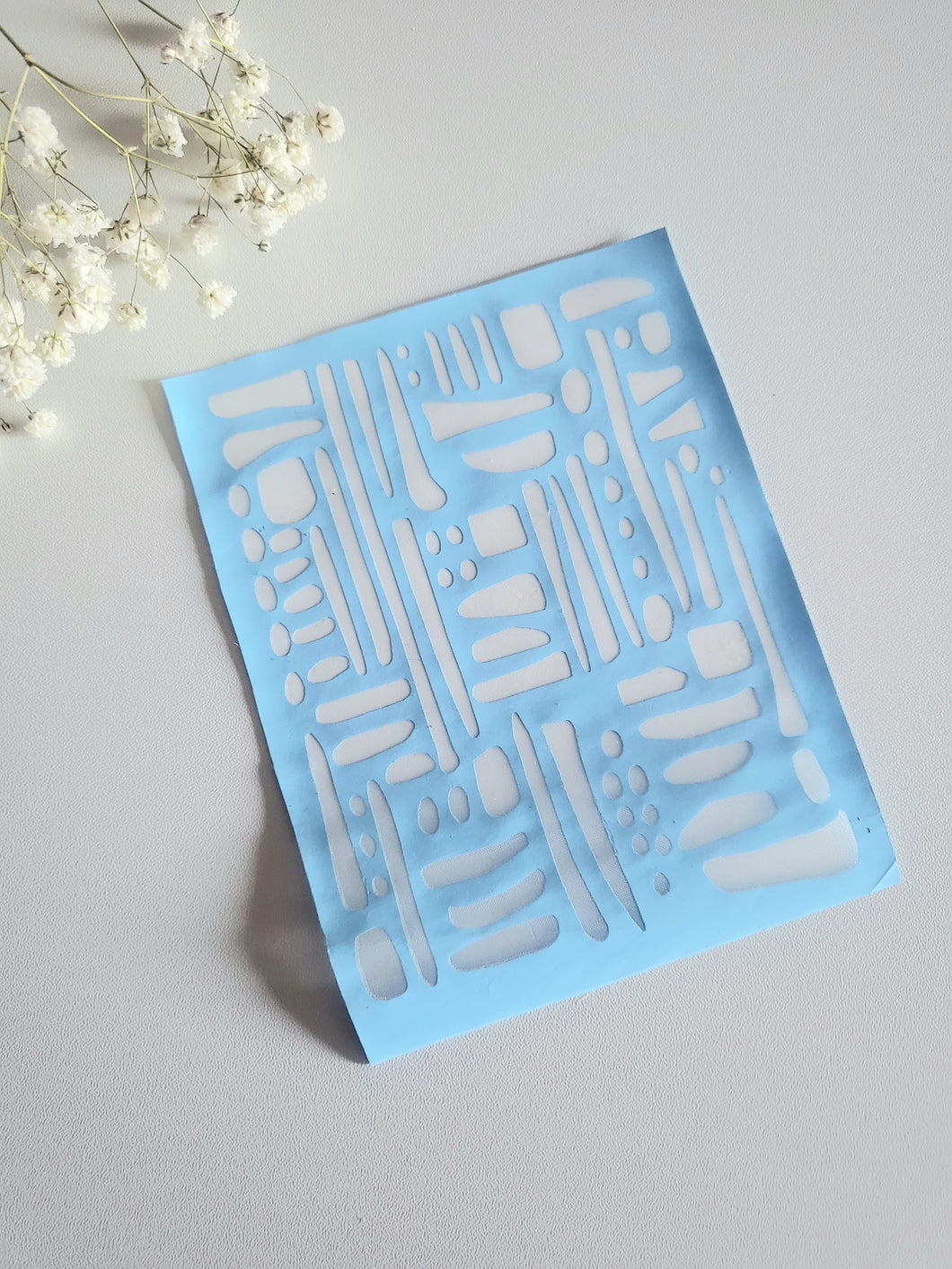 Polymer Clay Silk Screen | Mayan