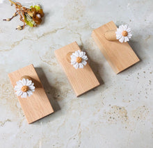 Load image into Gallery viewer, Daisy Wooden Wall Mounted Coat Hook 

