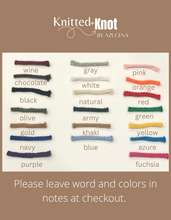 Load image into Gallery viewer, Home Decor | Knitted Hanging Names, Words, Shapes
