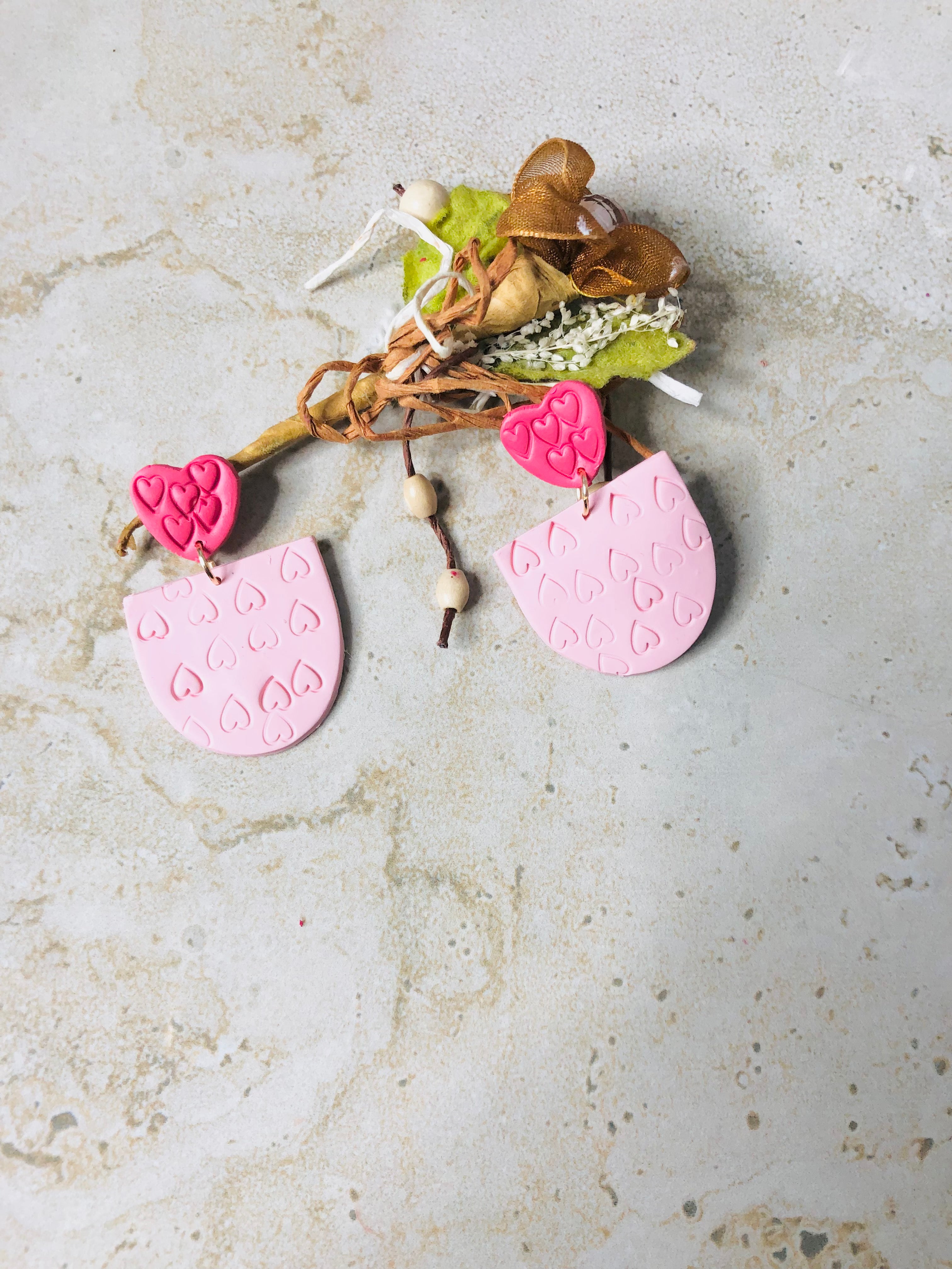 Belinda | Pink Million Hearts Dangles