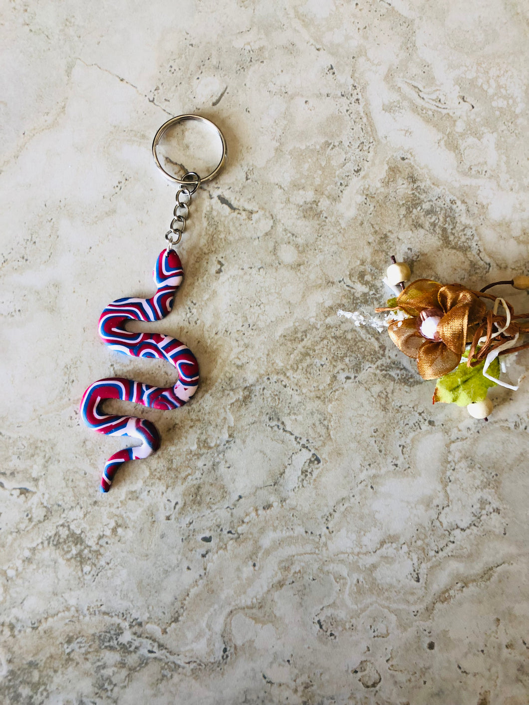 USA independence day piece keychain gift
